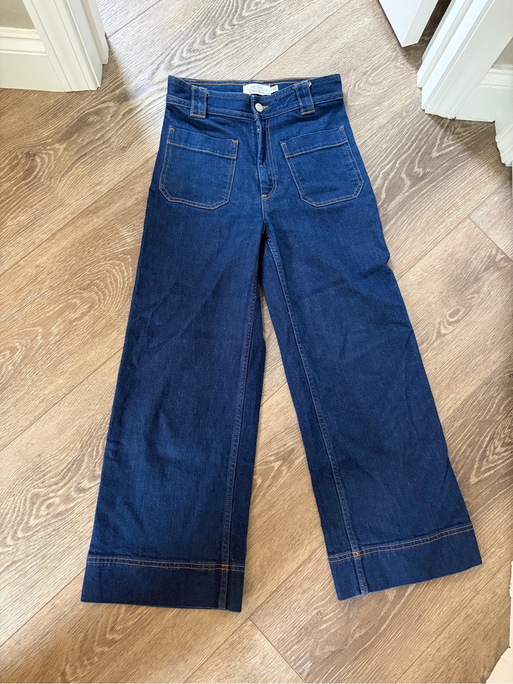 & Other Stories Indigo High-Rise Wide-Leg Jeans